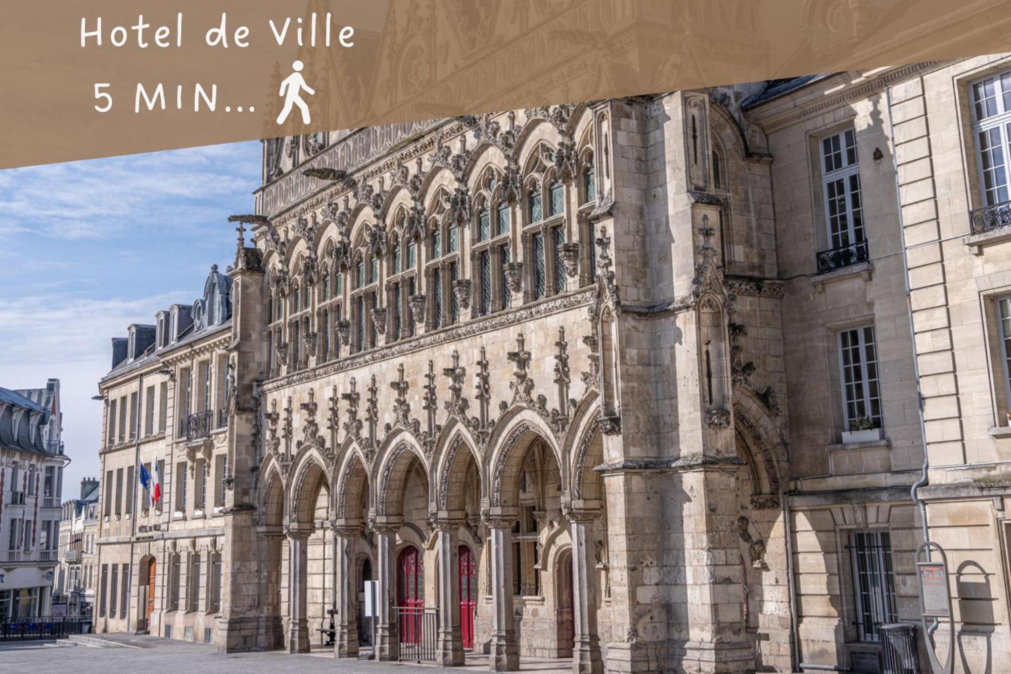 Le Fleur De Cerisier - Zmn Conciergerie Daire Saint-Quentin  Dış mekan fotoğraf