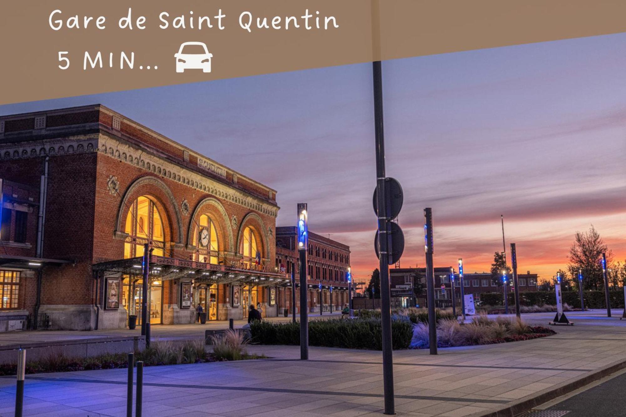 Le Fleur De Cerisier - Zmn Conciergerie Daire Saint-Quentin  Dış mekan fotoğraf